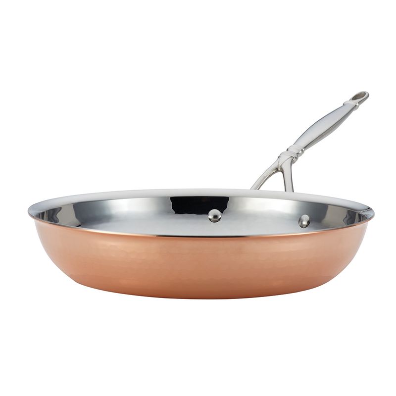 RUFFONI - Sartén 25cm de Cobre interior Acero Inox Línea Ruffoni Opus Cupra