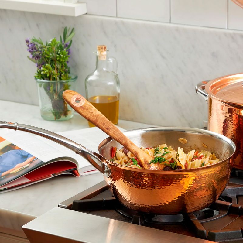 RUFFONI - Sartén Chef 38L Cobre interior Acero Inox Ruffoni Symphonia Cupra