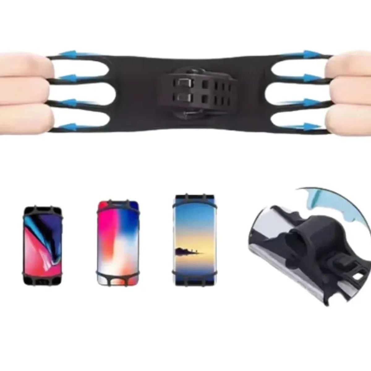 GENERICO - Holder Soporte Celular Flexible Para Moto O Bicicleta Sbt-1