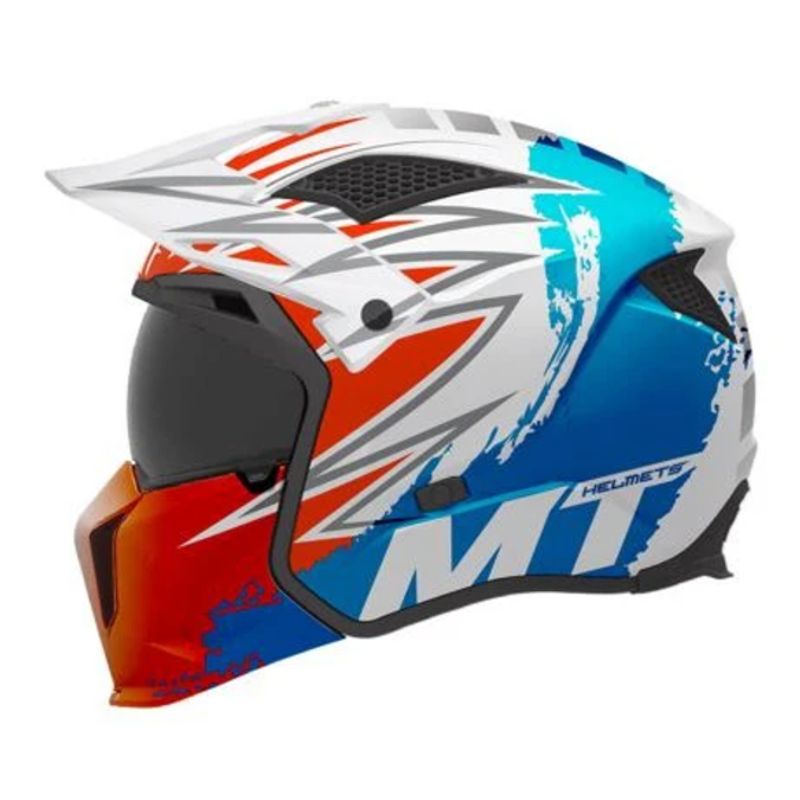 MT HELMETS - CASCO MT STREETFIGHTER SV S TACKLE A7 BRILLO TALLA M