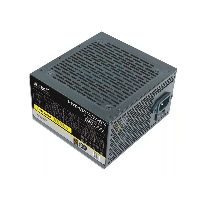 UNITE - Fuente De Poder 550w Para Pc 80 Plus Bronze
