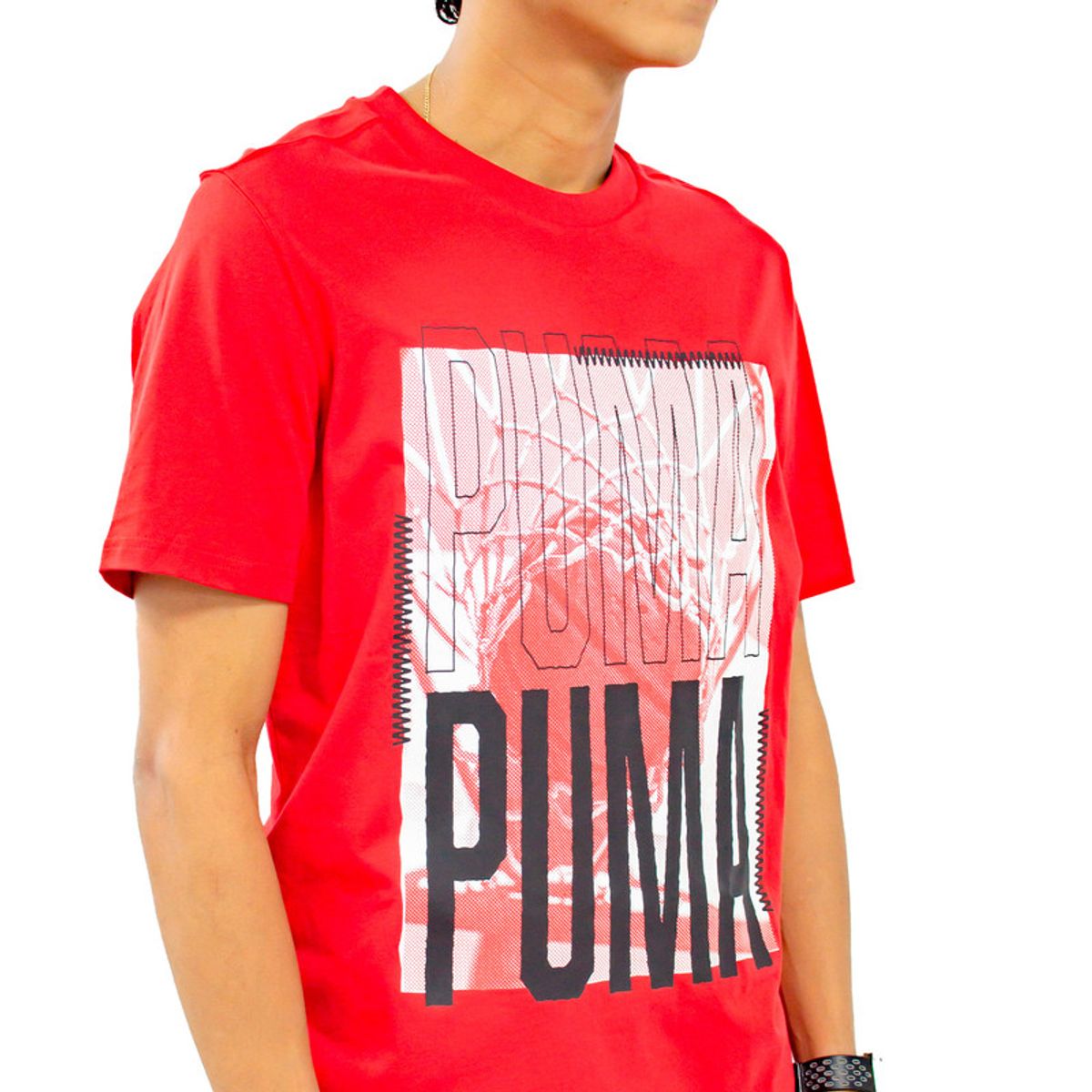 PUMA - Camiseta Puma Ess Logo Tee Hombre