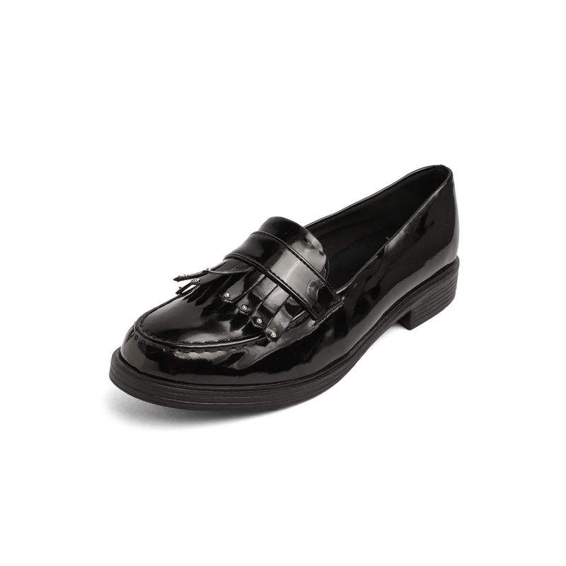 SEVENTEEN - ZAPATO NEGRO CHAROL CON FLECOS SEVENTEEN DIANE