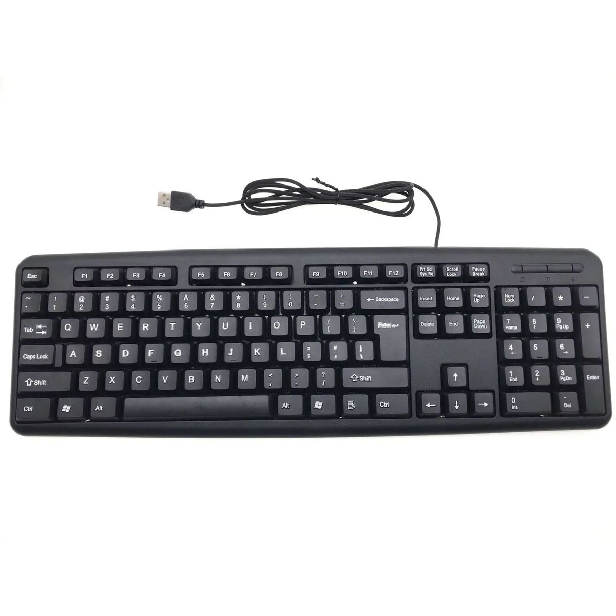 GENERICO - Teclado Alambrico Numerico Negro Nuevo