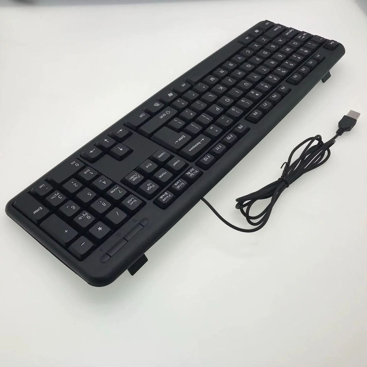 GENERICO - Teclado Alambrico Numerico Negro Nuevo