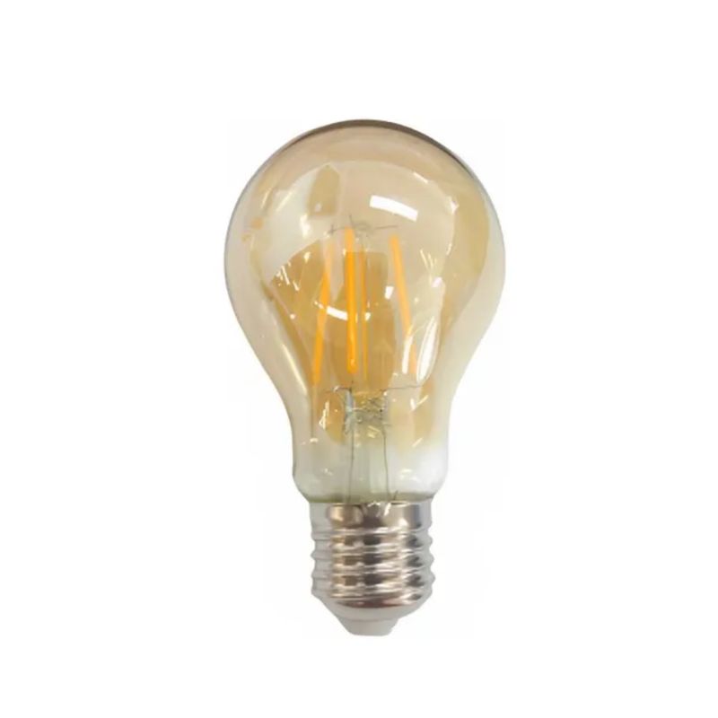 LEXMANA - Bombillo Vintage A60 Ambar Led 5w Tipo Edison Luz Cálida