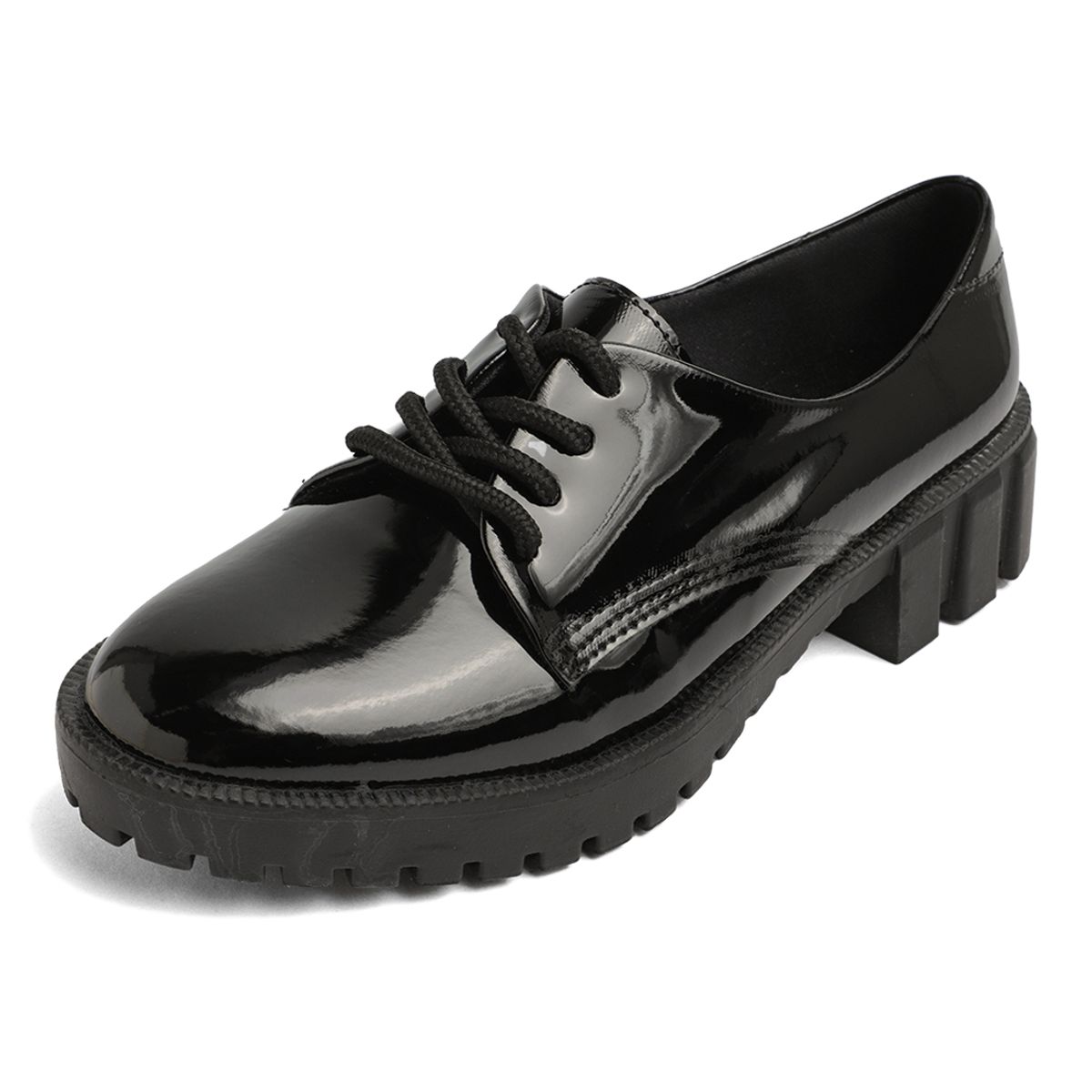SEVENTEEN - ZAPATO NEGRO CHAROL DE AMARRAR SEVENTEEN CITLALY