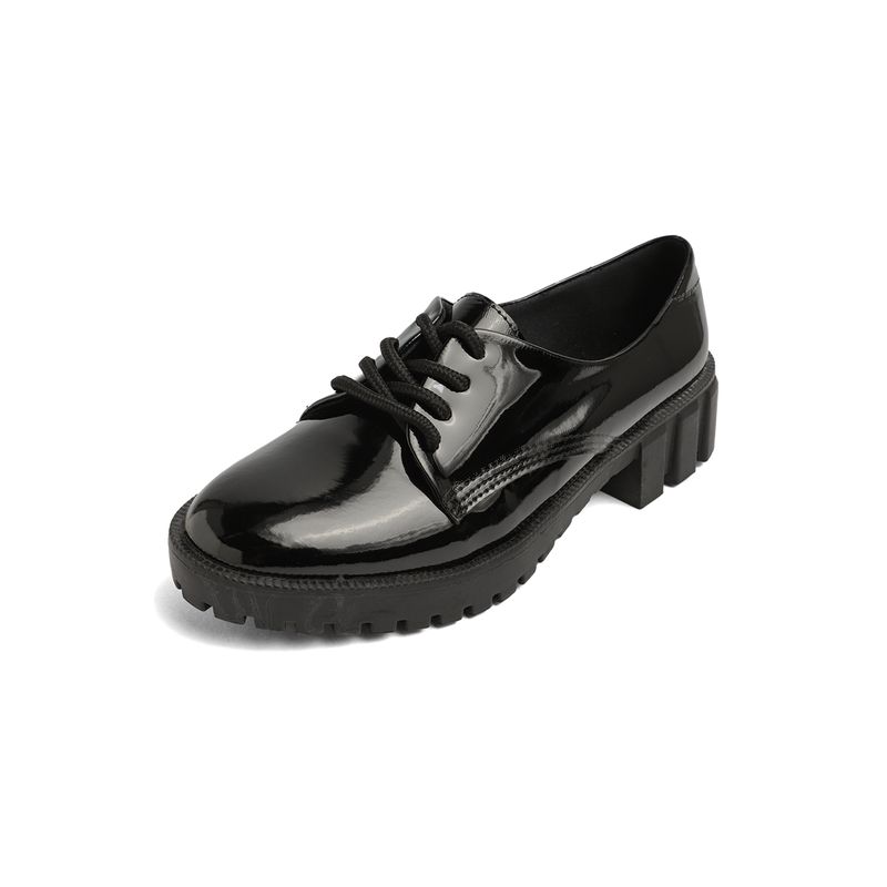 SEVENTEEN - ZAPATO NEGRO CHAROL DE AMARRAR SEVENTEEN CITLALY