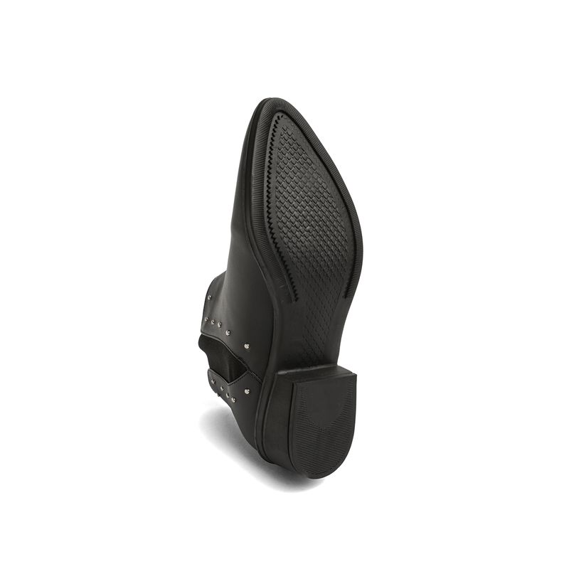 SEVENTEEN - BOTIN NEGRO DE CUERO CON TACHES SEVENTEEN BROKLYNN