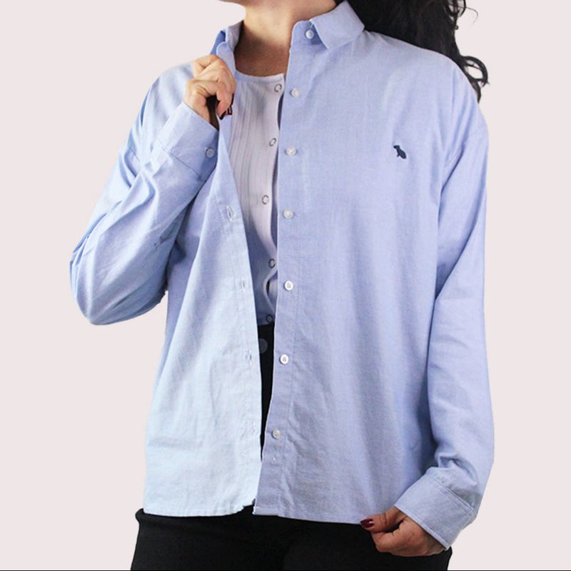 LEC LEE - Blusa Para Mujer Lec Lee Azul Claro