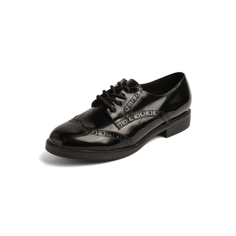 SEVENTEEN - ZAPATO NEGRO CHAROL DE AMARRAR SEVENTEEN BAKANA