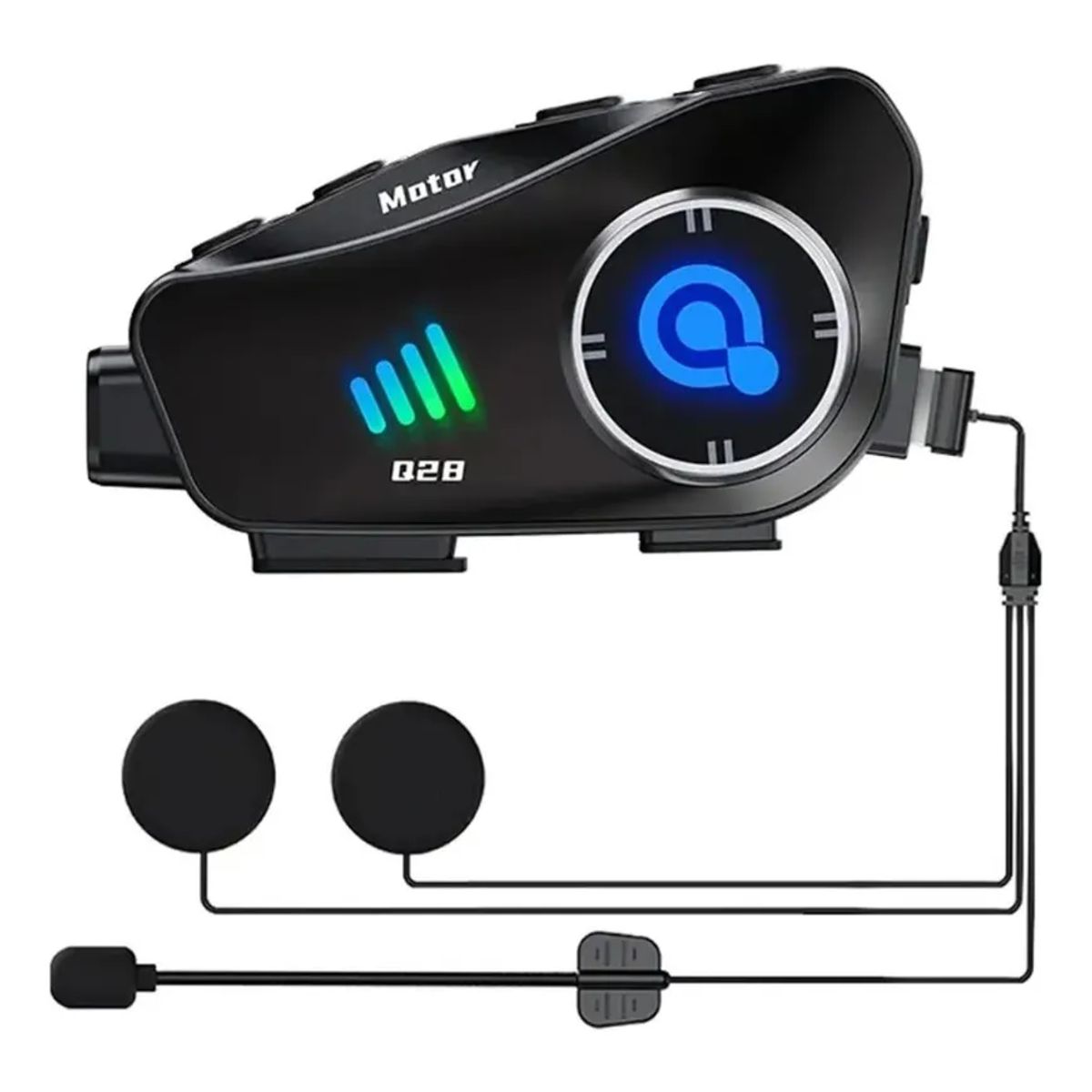 GENERICO - Intercomunicador Con Camara Bluetooth Casco Moto Q28