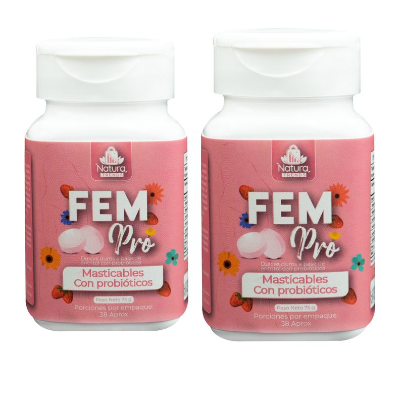 UNMERCO - Probióticos Mujer FemPro x2  pH y Flora Intestinal