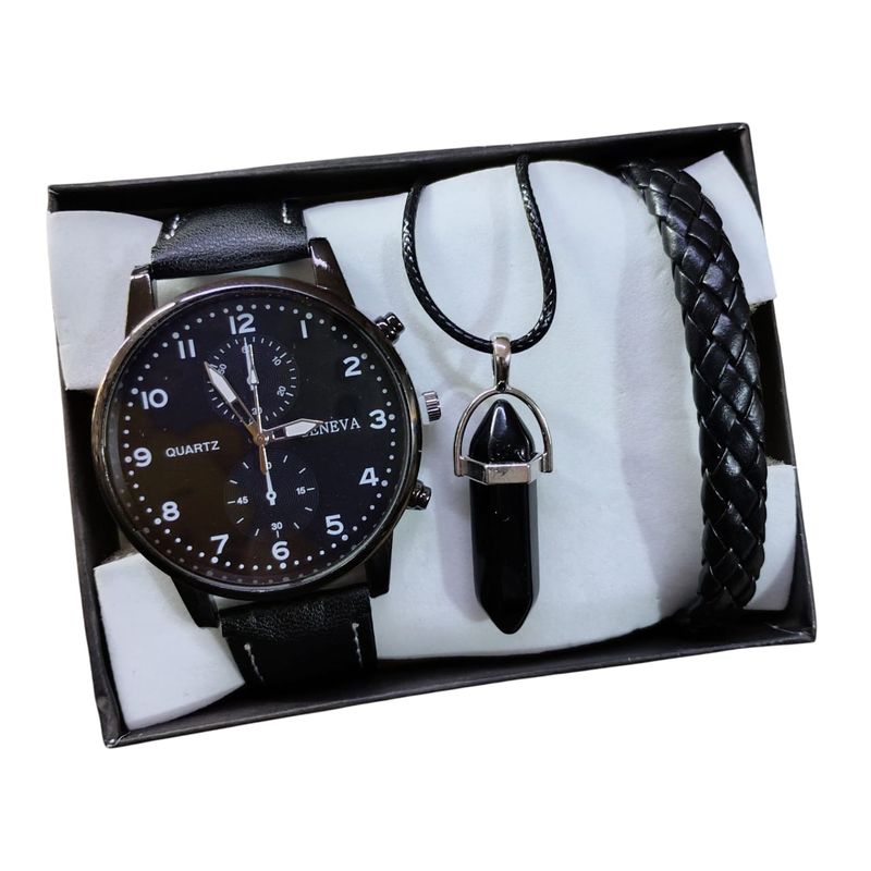 VANIDADES COLLECTIONS - Reloj Para Hombre Set Reloj Con Accesorios Para Hombre