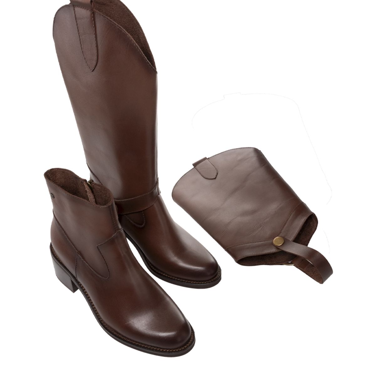 BOSI - Botas Para Mujer Francia Canela Bosi