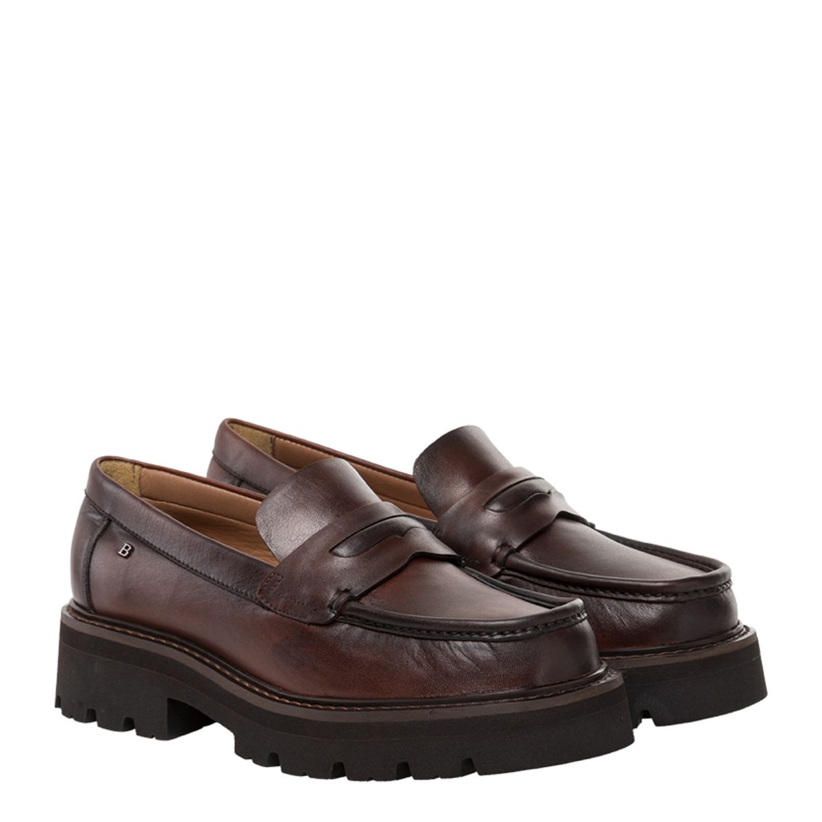 BOSI - Mocasines Para Hombre Bronzini Miel Bosi