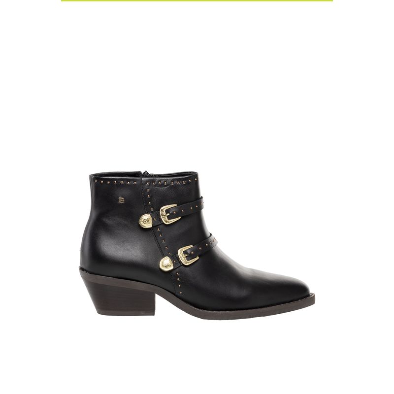 BOSI - Botines Para Mujer Solka Negro Bosi