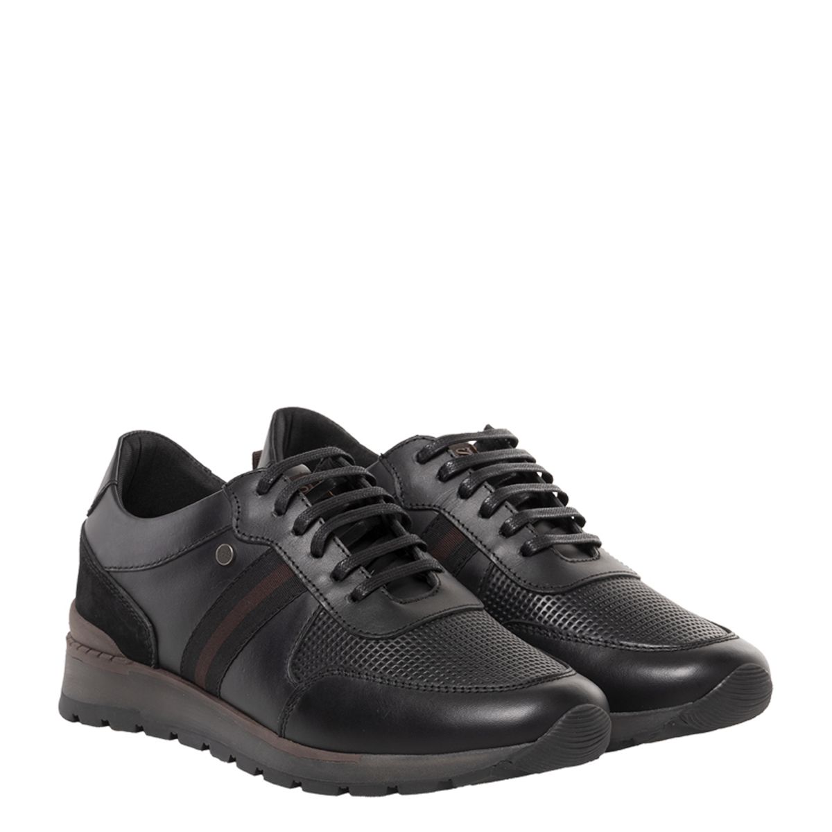 BOSI - Zapatos Casuales Para Hombre Artur Negro Bosi