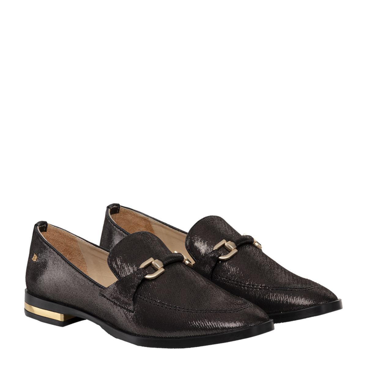 BOSI - Mocasines Para Mujer Valpy Negro Bosi