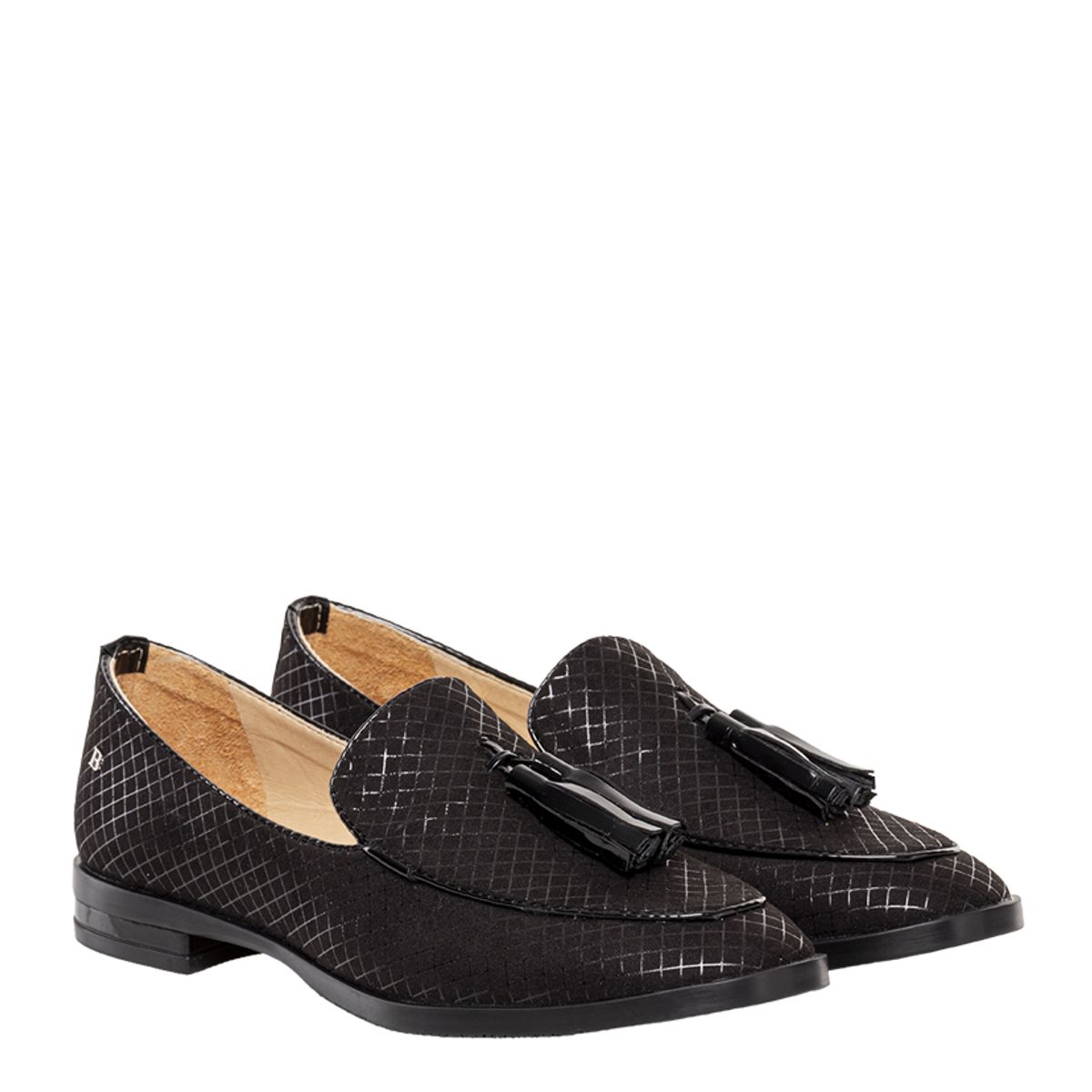 BOSI - Mocasines Para Mujer Natha Negro Bosi