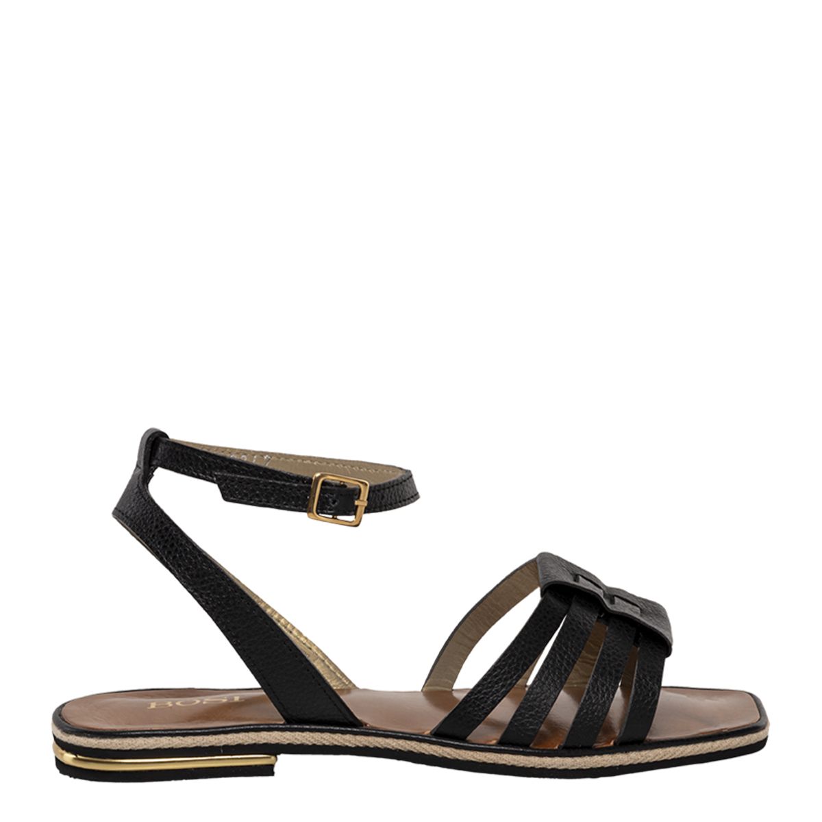 BOSI - Sandalias Para Mujer Fichi Negro Bosi