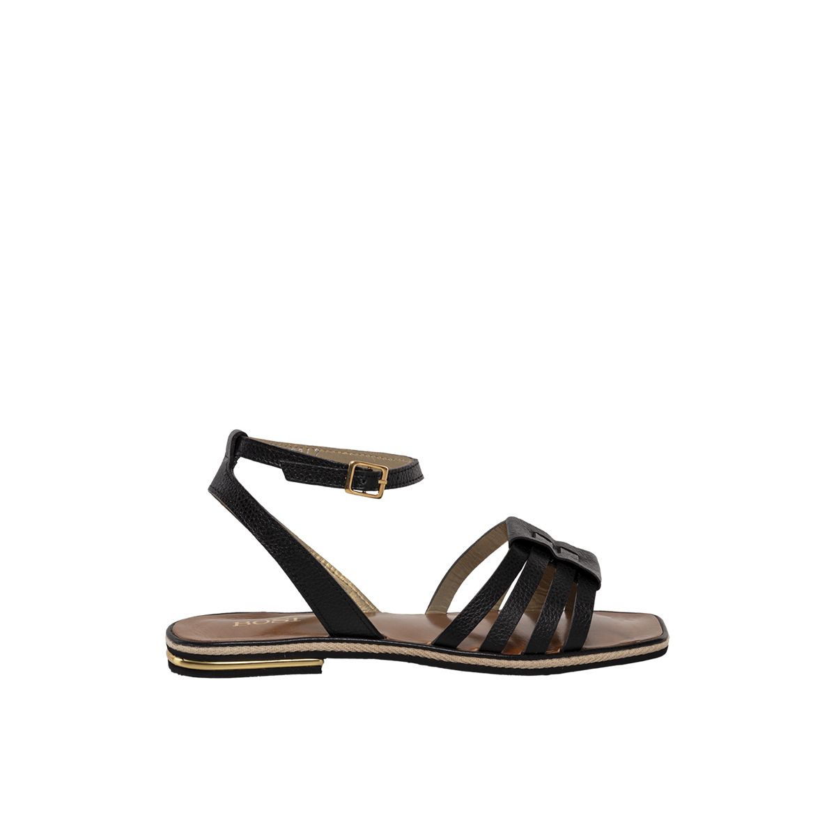 BOSI - Sandalias Para Mujer Fichi Negro Bosi