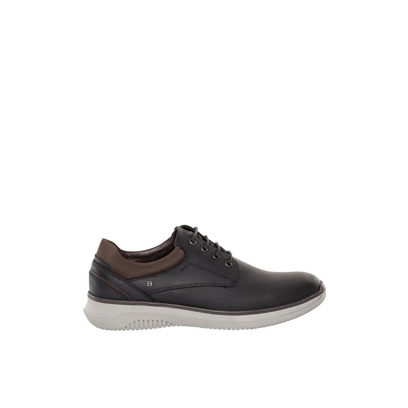 BOSI - Zapatos Casuales Para Hombre Lucios Negro Bosi