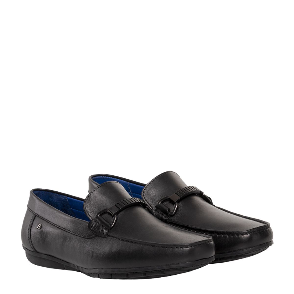 BOSI - Mocasines Para Hombre Watt Negro Bosi
