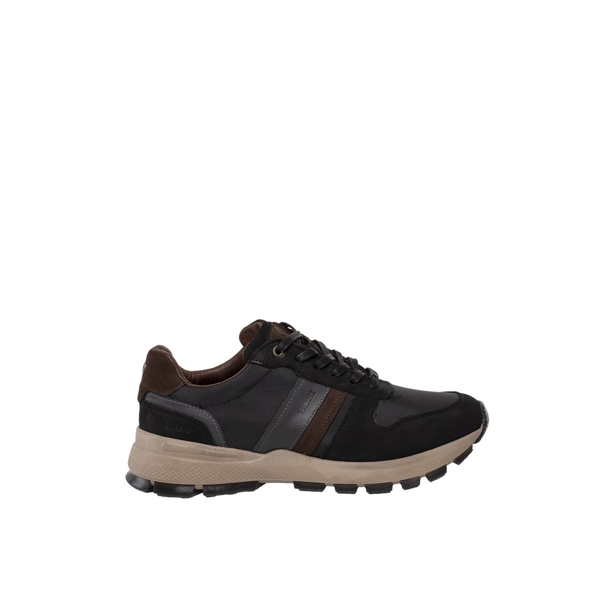 BOSI - Zapatos Casuales Para Hombre Verceli Negro Bosi