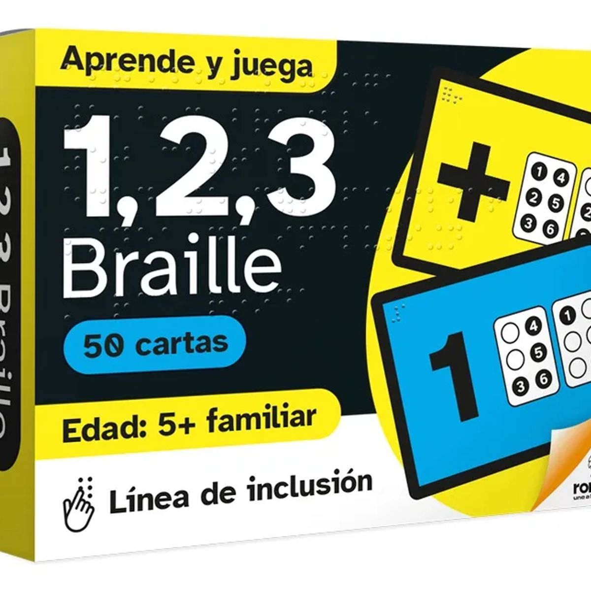 RONDA - Juego De Cartas Didáctico Braille 123 Para Niños