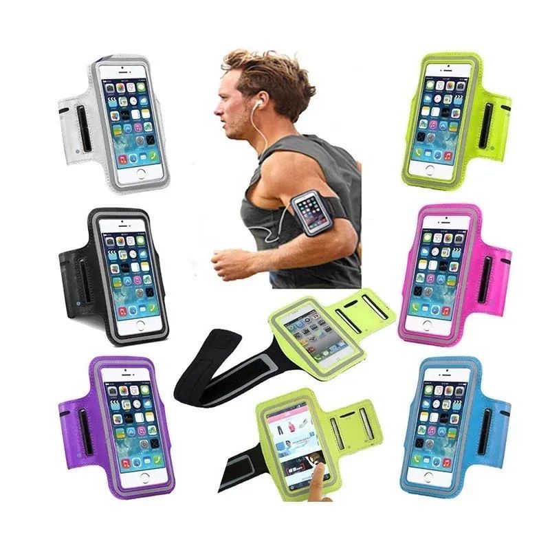 GENERICO - Holder Brazo Tipo Cuero Para Celular Impermeable