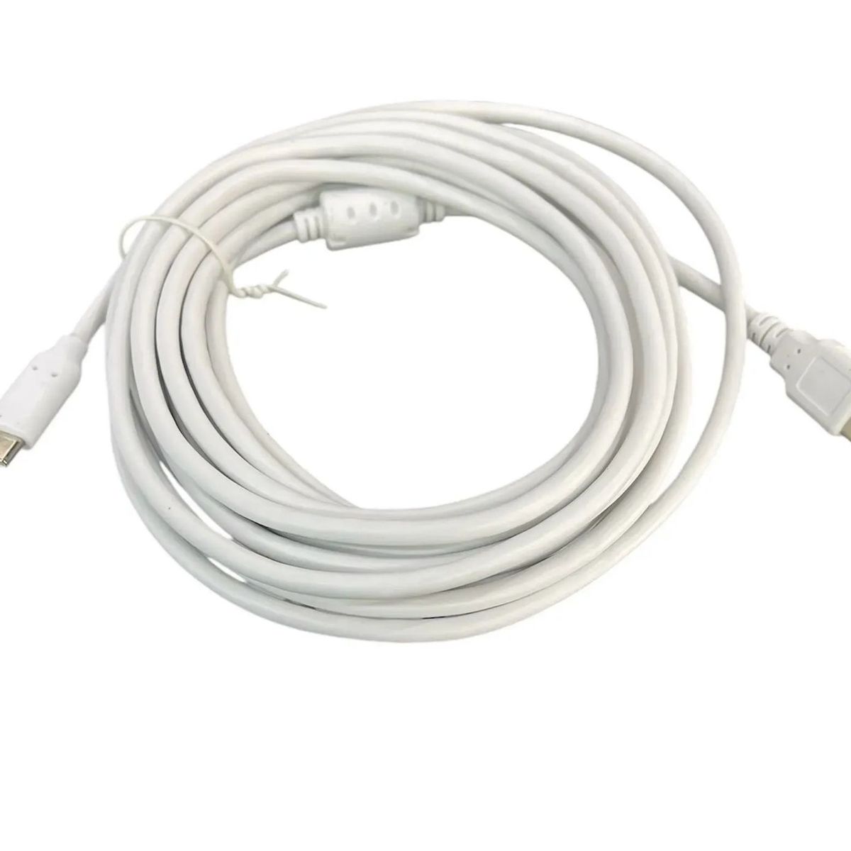GENERICO - Cable Tipo C Con Filtro De 5mts Blanco