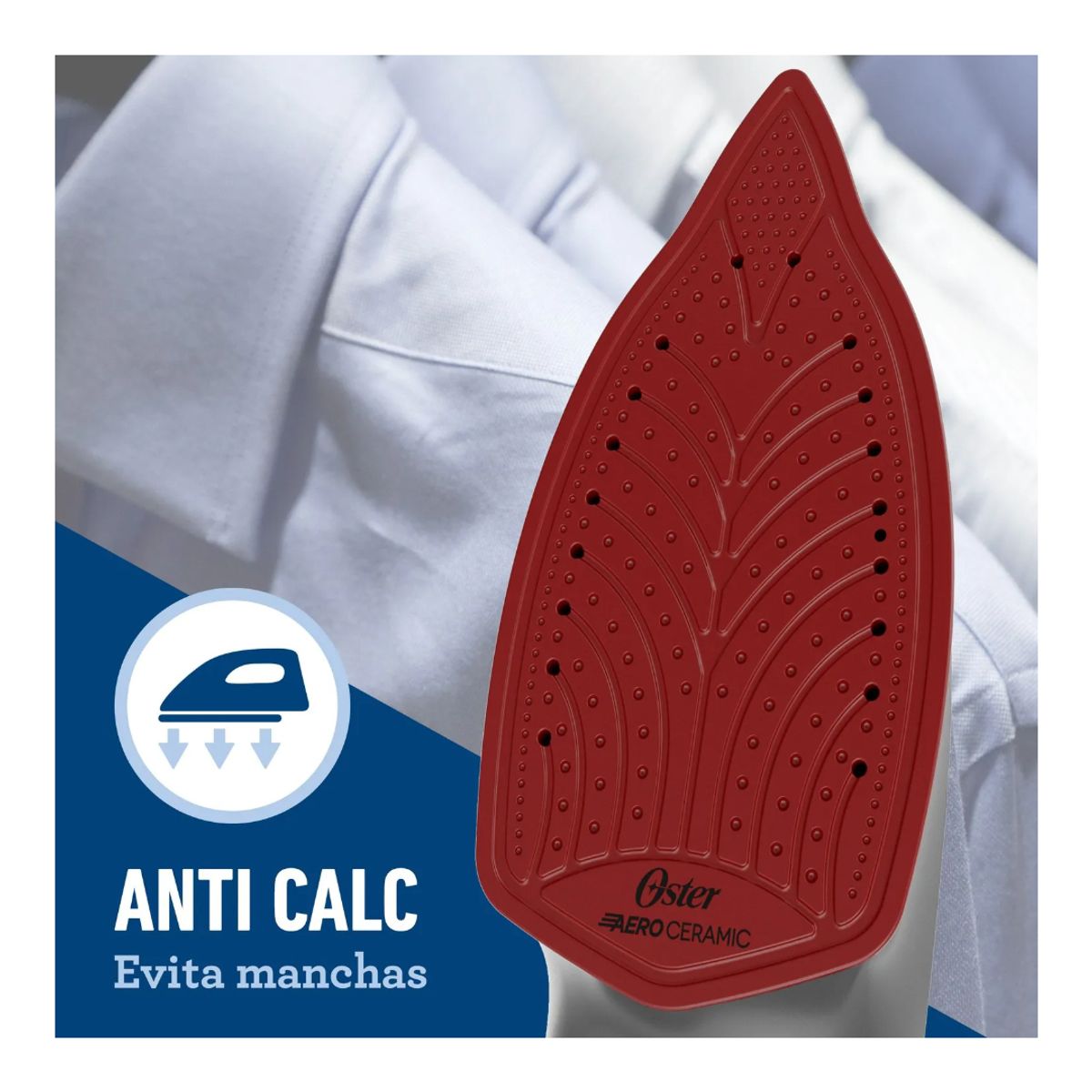 OSTER - Plancha de vapor Oster® con tecnología aerocerámica