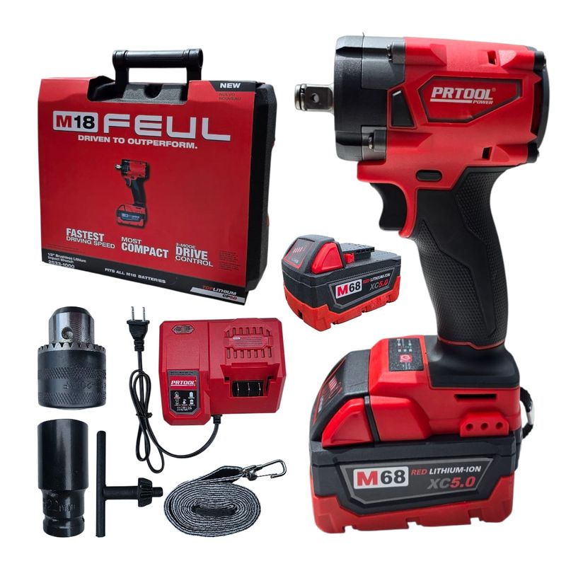 PROTOOL - Pistola de Impacto 68V y atornillador