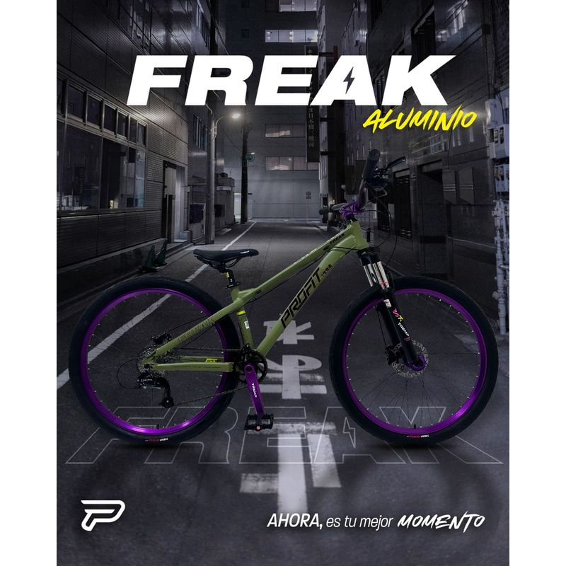 OPTIMUS - Bicicleta Stunt Freak de aluminio 8 vel. Rin27"