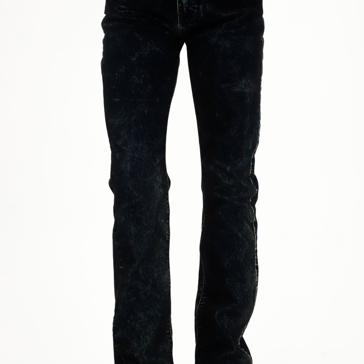 TENNIS - Jean velvet blue demin tiro alto para mujer