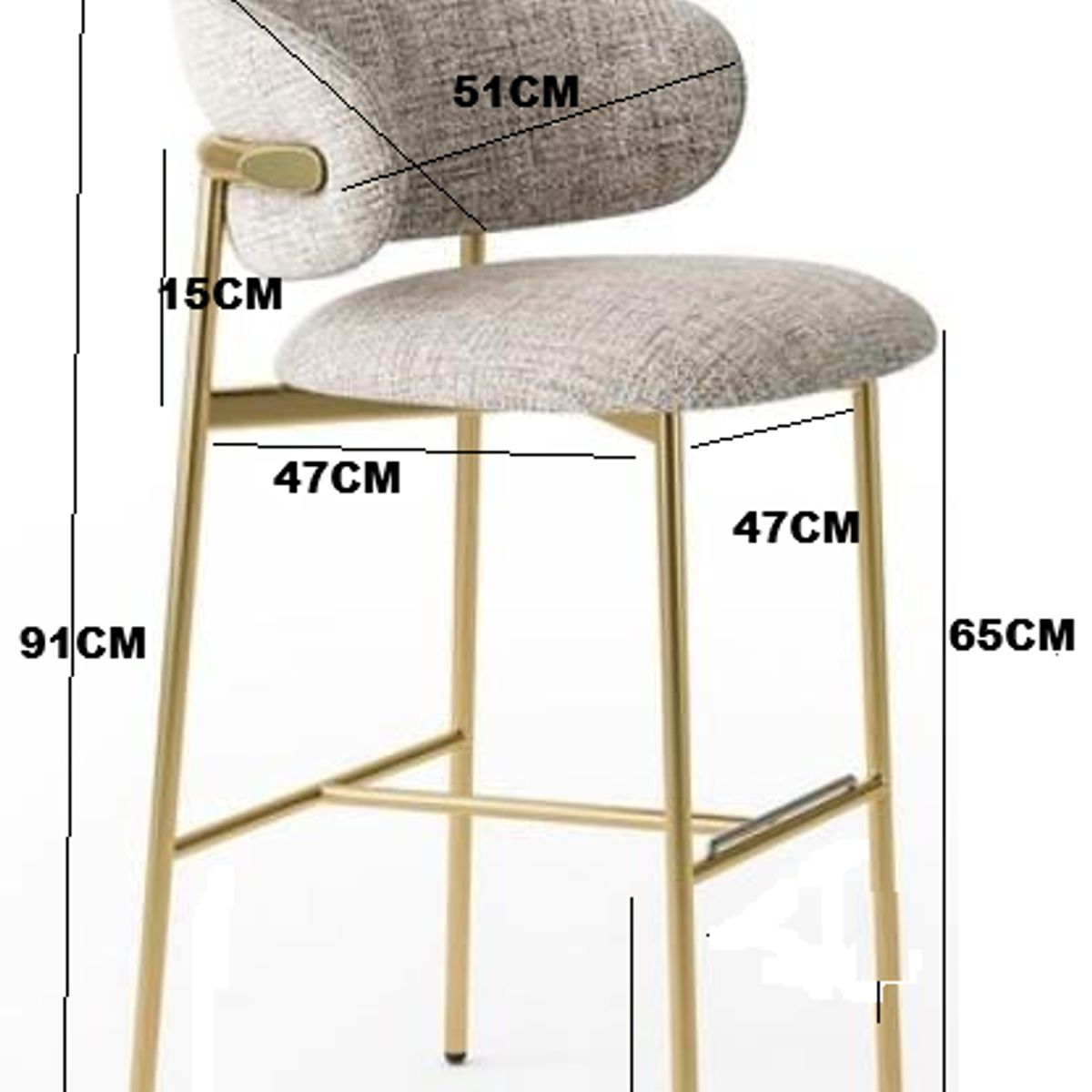 GENERICO - Silla Bar Cocina Gracia