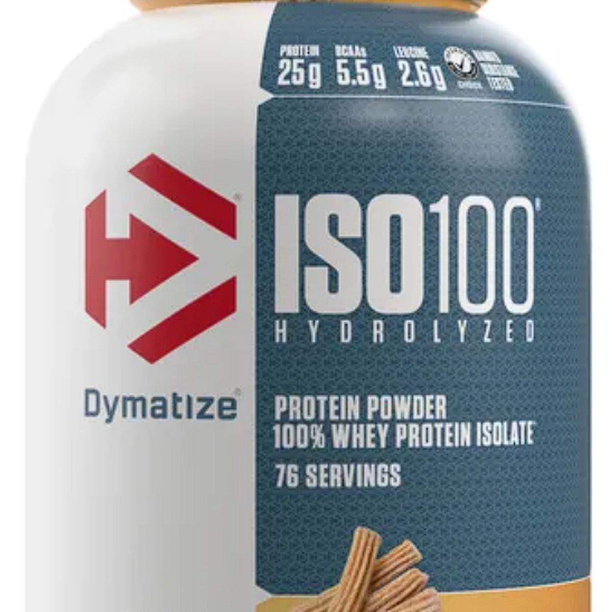 DYMATIZE - ISO100 CHURROS DE CANELA 100% Hidrolizada Premium Rápida Absorción 5LB
