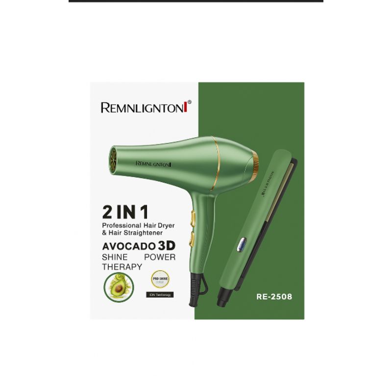 GENERICO - Combo Secador Y Plancha Profesional Aguacate