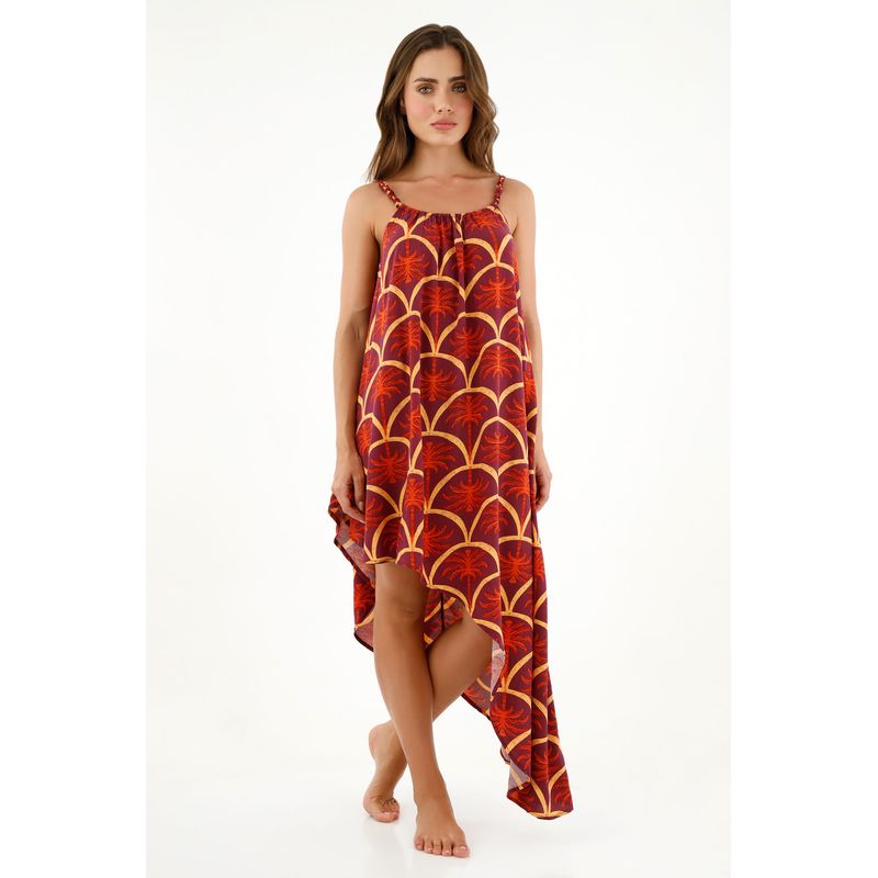 TENNIS - Vestido con corte diagonal para mujer