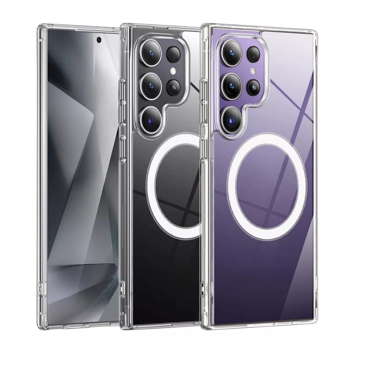 GENERICO - Forro Funda Protector Acrilico magnetico Para Samsung S25 Ultra