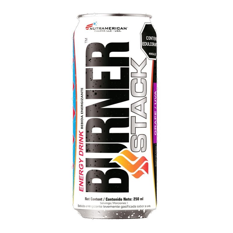 MEGAPLEX - Burner Stack Lata X 12 und - Reductor de grasa + Pre entreno