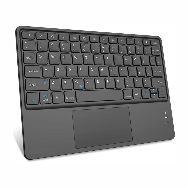 GENERICO - Teclado Bluetooth Recargable Panel Táctil Para Dispositivos