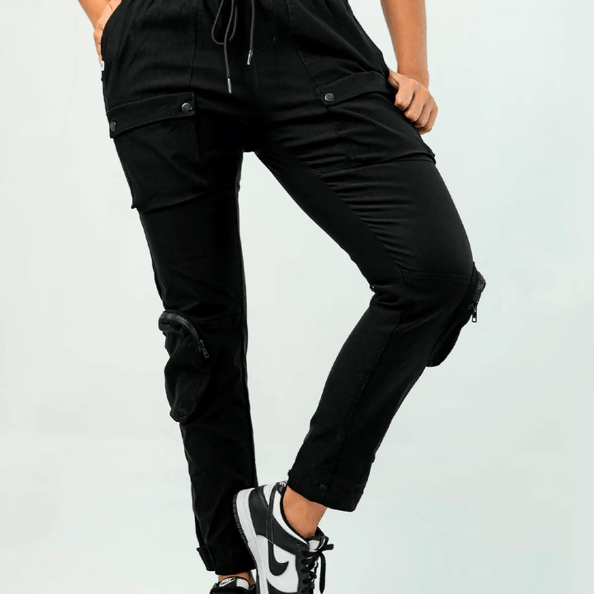 NO RULES - PANTALON CARGO UTILITY NEGRO