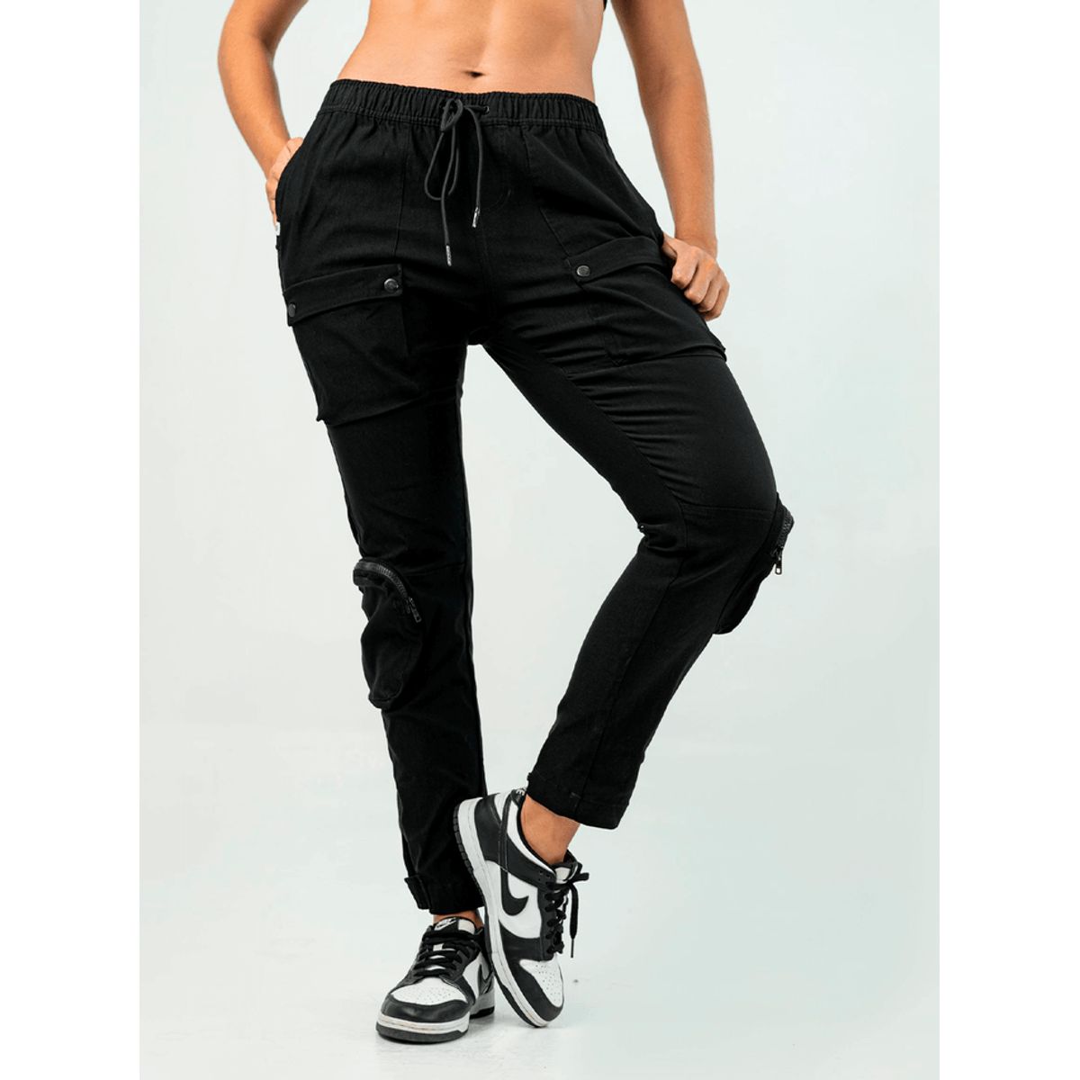 NO RULES - PANTALON CARGO UTILITY NEGRO