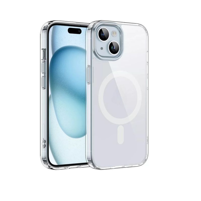 GENERICO - Forro Funda Protector Acrilico magnetico Para iphone 15