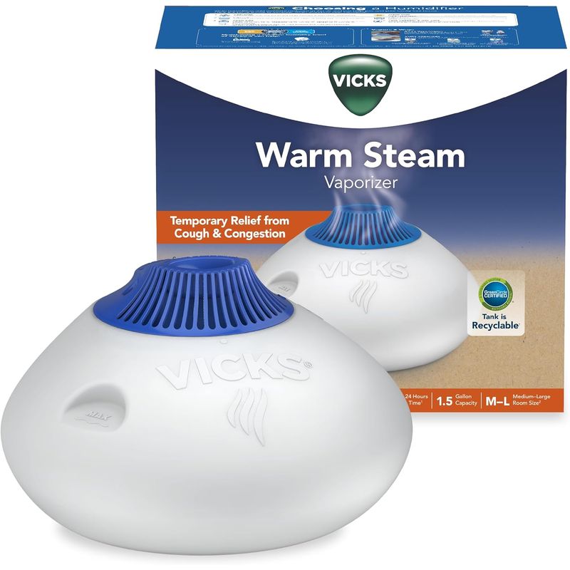 VICK - Vaporizador Vicks Warm Steam Blanco