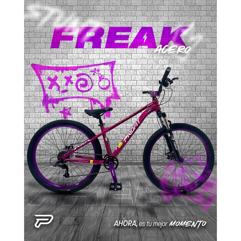OPTIMUS - BICICLETA STUNT FREAK ACERO RIN27″ 8 VEL