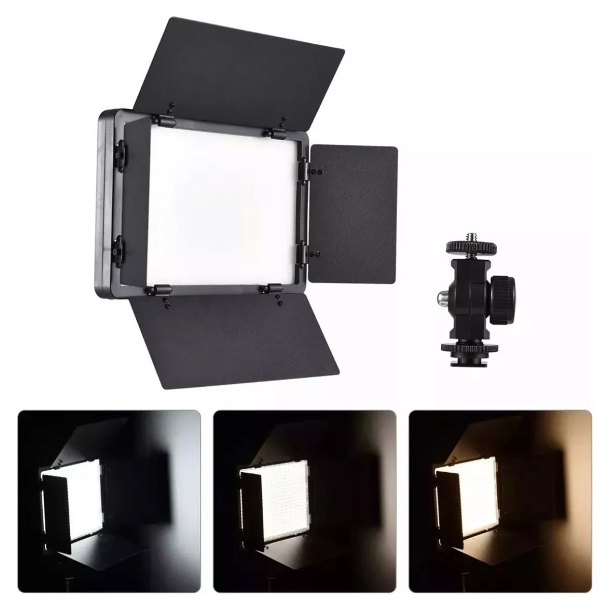 GENERICO - Panel Reflector De Luz Fotografía Luz Led Lámpara + Trípode