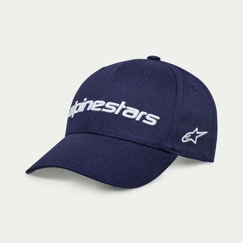 ALPINESTARS - GORRA ALPINESTARS LINEAR WORDMARK AZUL BLANCO AJUSTABLE